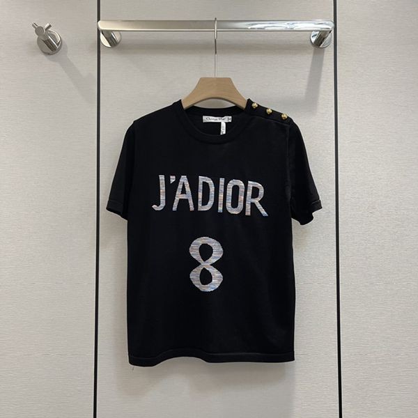 ★日本!!人気！かっこ可愛い♡ ディオール JADIOR ロゴ コットン Tシャツ 偽物 dei71683最高級