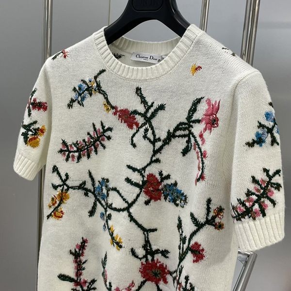 花柄が可愛いカシミヤ ディオール 花柄 セーター コピー dej60062高い品質