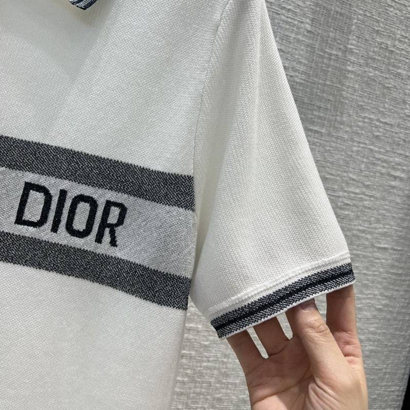 日本未入荷☆ディオール 21AW 新作 ロゴ ポロシャツ 偽物 dej85542人気