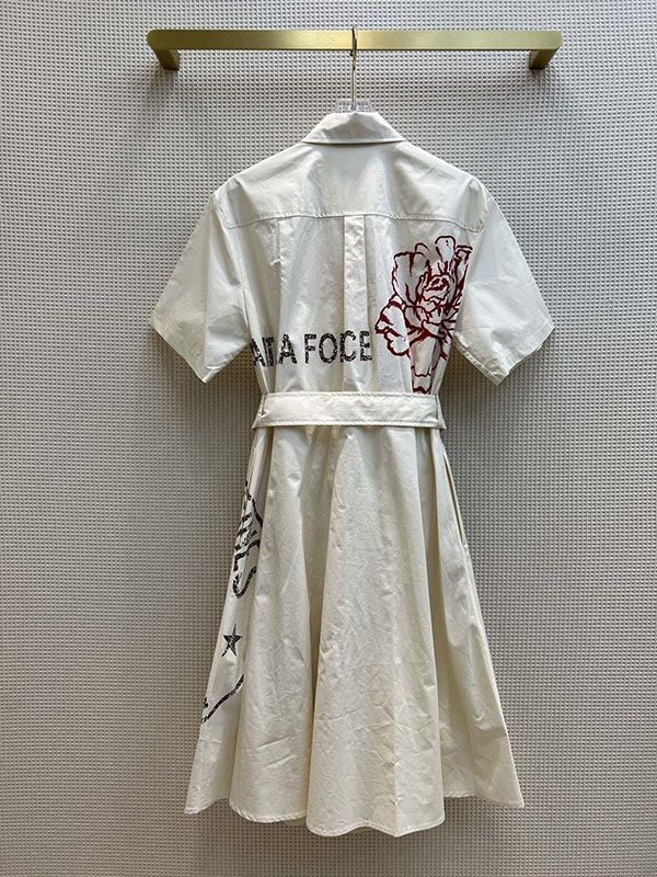 春夏新作 ディオール Toile de Jouyシャツワンピース コピー dem69139人気