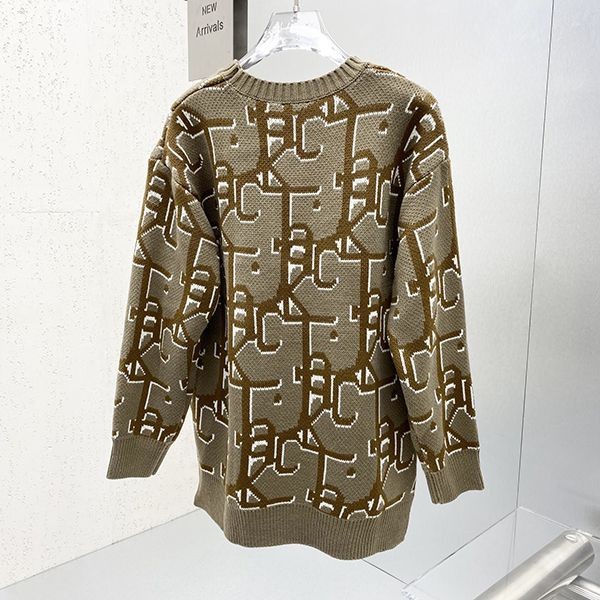 目を惹くカラーディオール オーバーサイズ セーター コピー カシミアジャカード dem96195通販