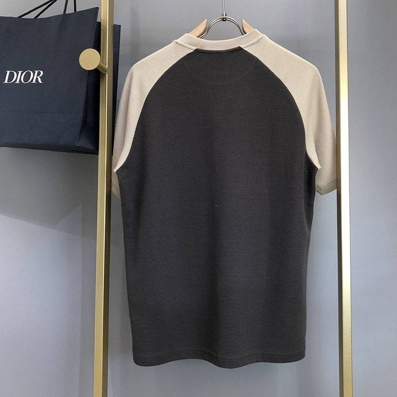 超話題!ディオール ロゴTシャツ コピー カラーブロッキング den15276通販