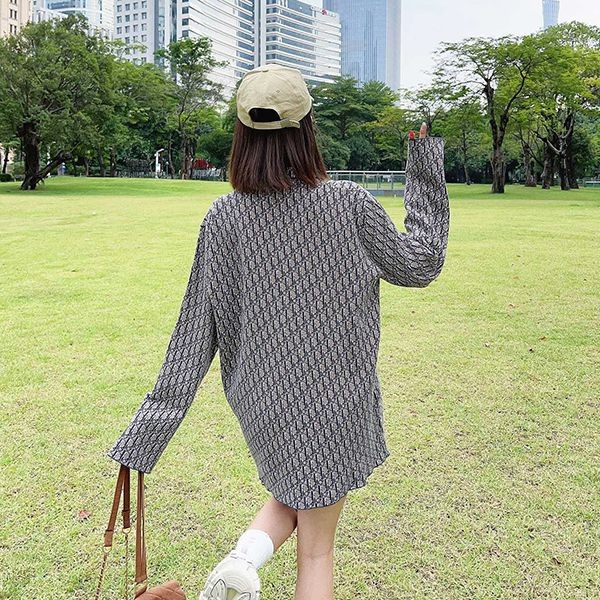 入手困難ディオール オブリークオーバーシャツ ベージュ ネイビー コピー dep57460激安送料無料