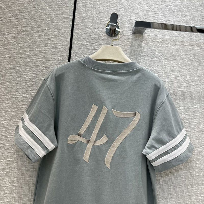 定番新作ディオール オーガニックコットンジャージー Tシャツ コピー deq36146高い品質