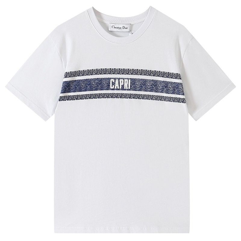 大人気◆ディオール◆Tシャツ コピー 半袖 コットンジャージー ロゴ ディオリビエラ deq87216通販
