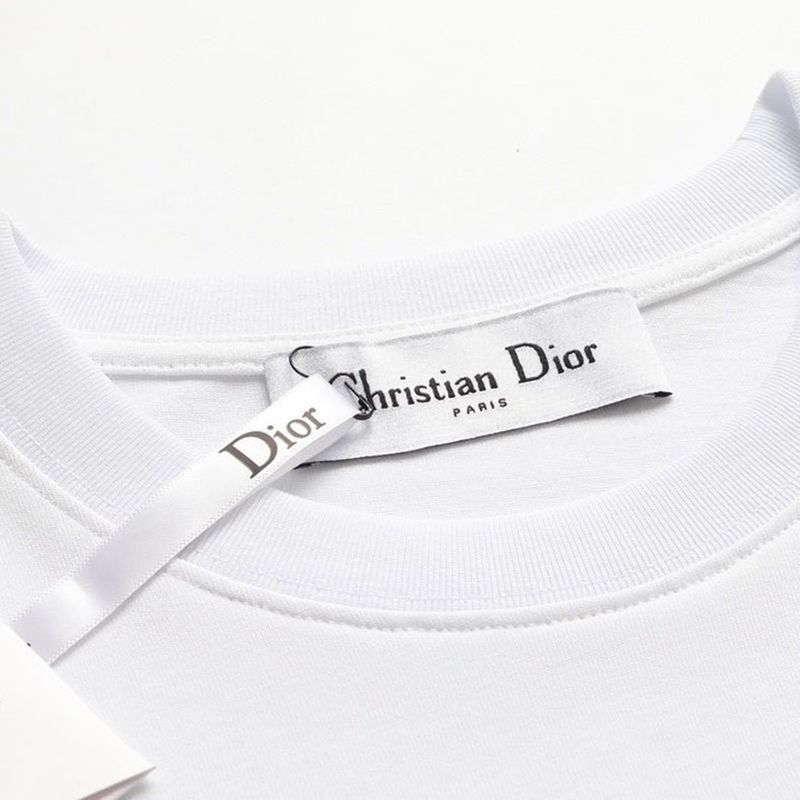 大人気◆ディオール◆Tシャツ コピー 半袖 コットンジャージー ロゴ ディオリビエラ deq87216高い品質