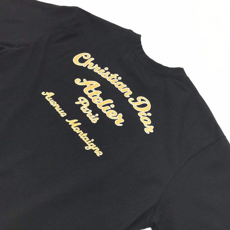 希少色クリスチャンディオール アトリエTシャツ スーパーコピー ブラック dew62329高い品質