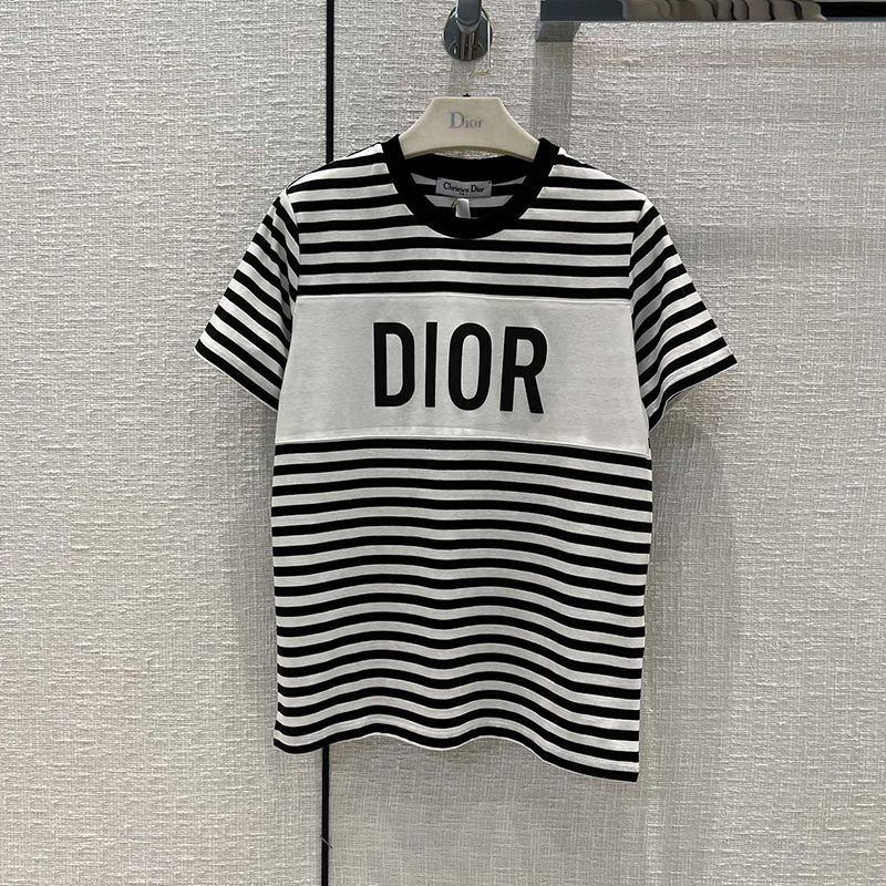 完売必至◆ディオール◆Tシャツ パロディ 半袖 コットンジャージー ロゴ ディオリビエラ 2色 dew68742通販