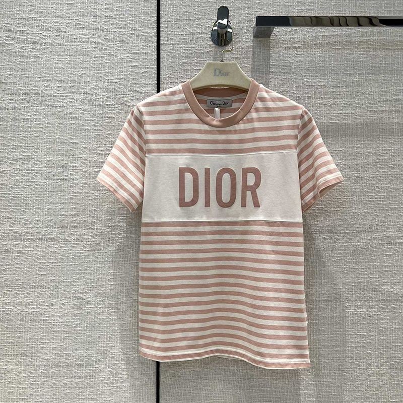 完売必至◆ディオール◆Tシャツ パロディ 半袖 コットンジャージー ロゴ ディオリビエラ 2色 dew68742激安送料無料