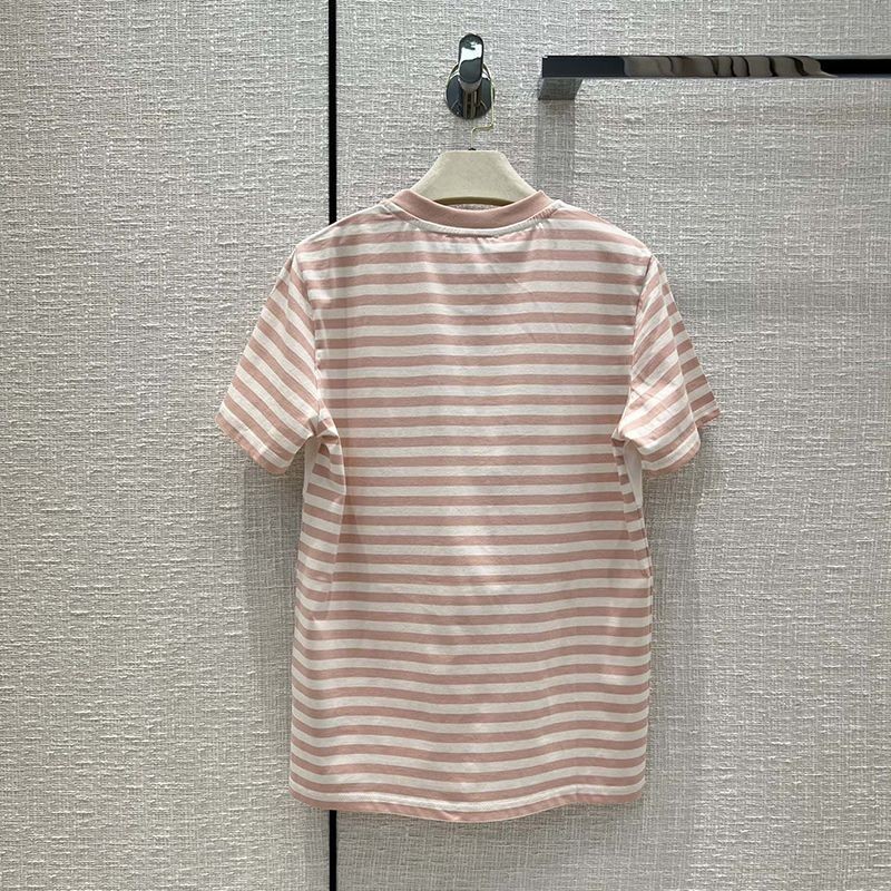完売必至◆ディオール◆Tシャツ パロディ 半袖 コットンジャージー ロゴ ディオリビエラ 2色 dew68742高い品質