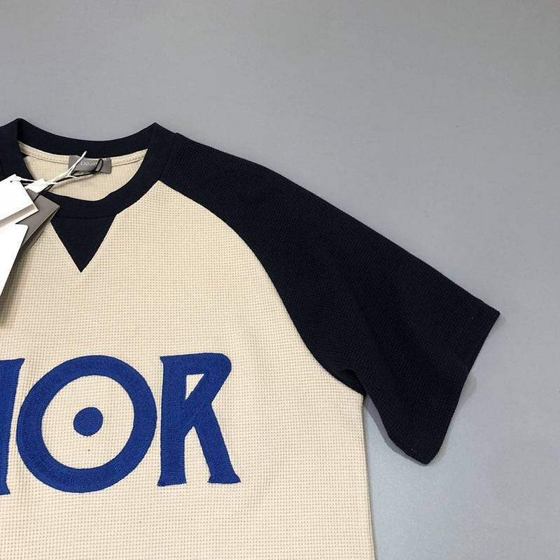春夏新作ディオール ロゴTシャツ 偽物 カラーブロッキング dex03723高い品質