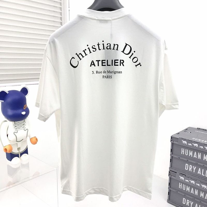 ★日本!!人気！ディオール Tシャツ 偽物 CD 刺繍 コラボ ライオン オーバーサイズ dex24232通販
