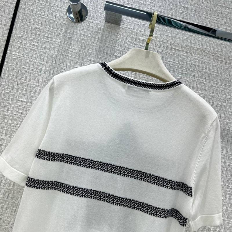 春もの新作ディオール Tシャツ 偽物 コットンジャージー dey35556代引きを販売