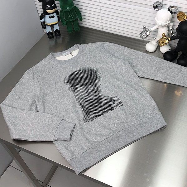稀少 ディオール 刺繍 コットン クルーネック コピー トレーナー dez75825