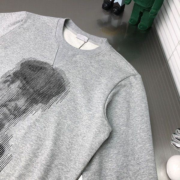稀少 ディオール 刺繍 コットン クルーネック コピー トレーナー dez75825激安送料無料