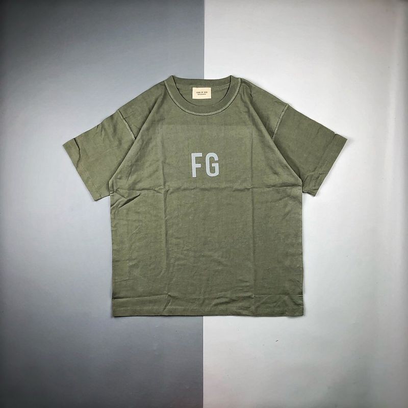 超希少！フィアオブゴッド FG Tシャツ コピー グリーン fit11955高い品質