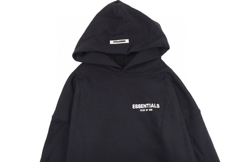可愛いフィアオブゴッド エッセンシャルズ パーカー コピー ブラック fit36743激安送料無料