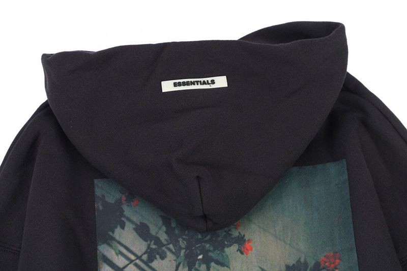 可愛いフィアオブゴッド エッセンシャルズ パーカー コピー ブラック fit36743品質保証
