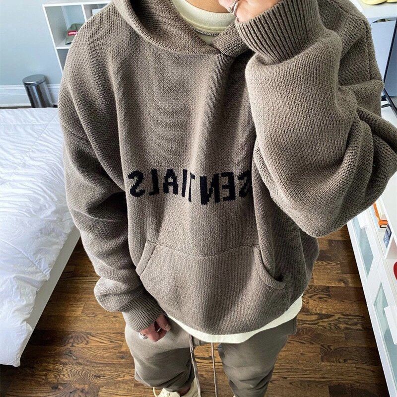【日本未発売】フィアオブゴッド コピー エッセンシャルズ ニットフーデッドジャンパー fit99438高い品質