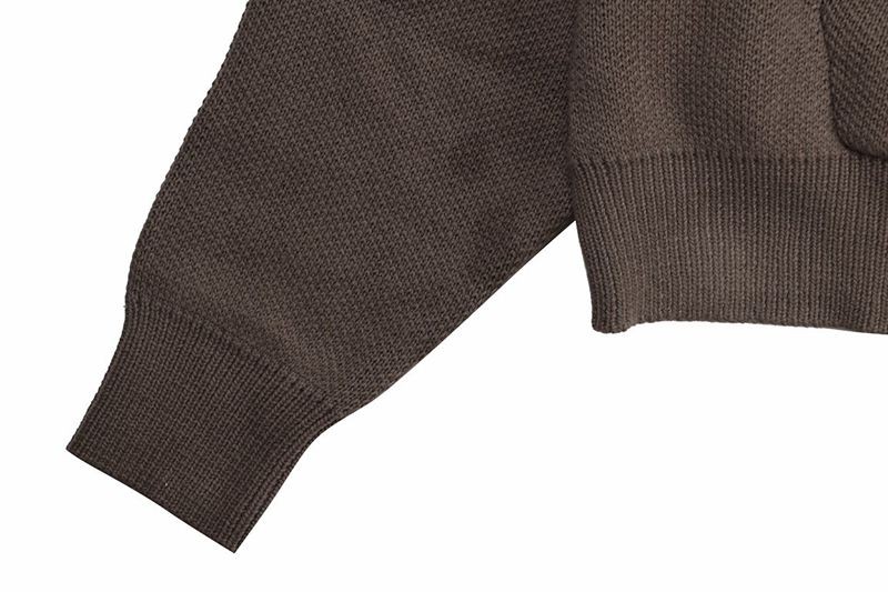 【日本未発売】フィアオブゴッド コピー エッセンシャルズ ニットフーデッドジャンパー fit99438N級品
