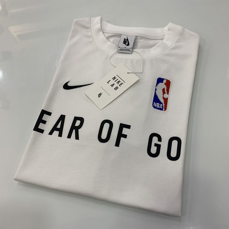 最安値挑戦フィアオブゴッド ナイキ NBA コラボ Tシャツ コピー ホワイト fiw83030品質保証