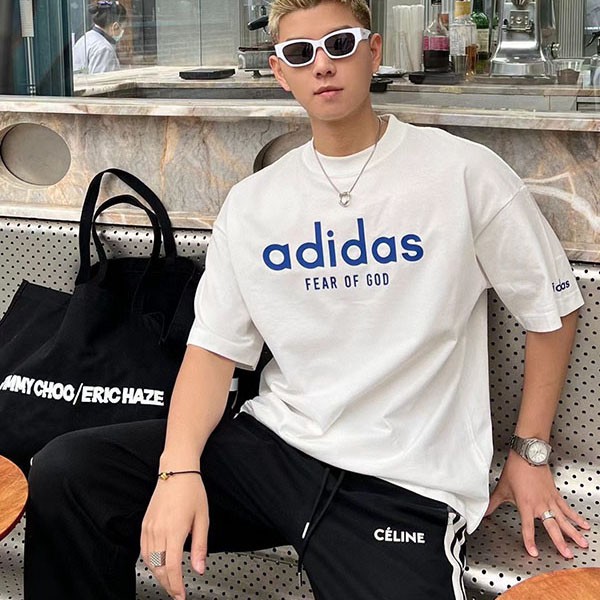アディダス×Fear of God Tシャツ スーパーコピー オーバーサイズ fiz22790人気