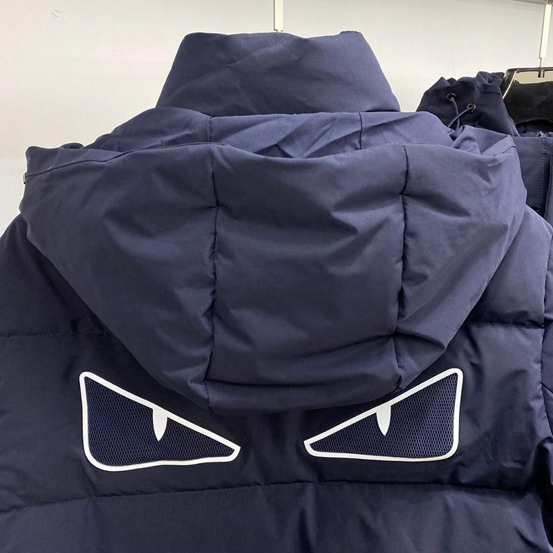 争奪戦 フェンディモンスター ダウンジャケット ブルー fea52981代引きを販売