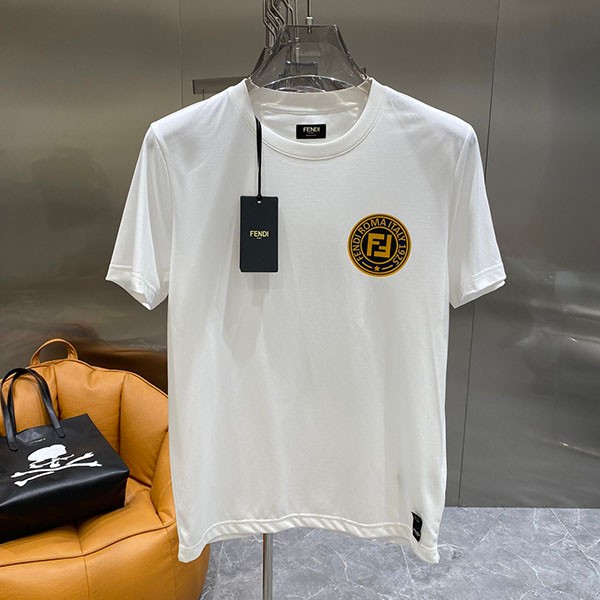 フェンディ コピー FFロゴ Tシャツ feb33196