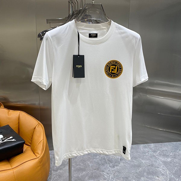 フェンディ コピー FFロゴ Tシャツ feb33196通販