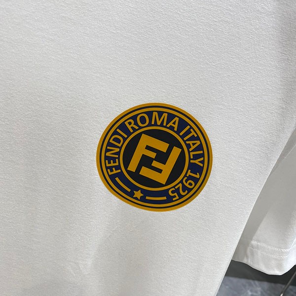 フェンディ コピー FFロゴ Tシャツ feb33196高い品質