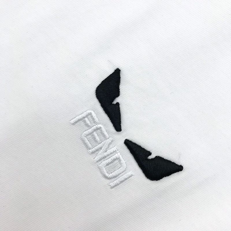 春夏新作 フェンディモンスター ロゴ コピー クルーネック Tシャツ fec07067高い品質