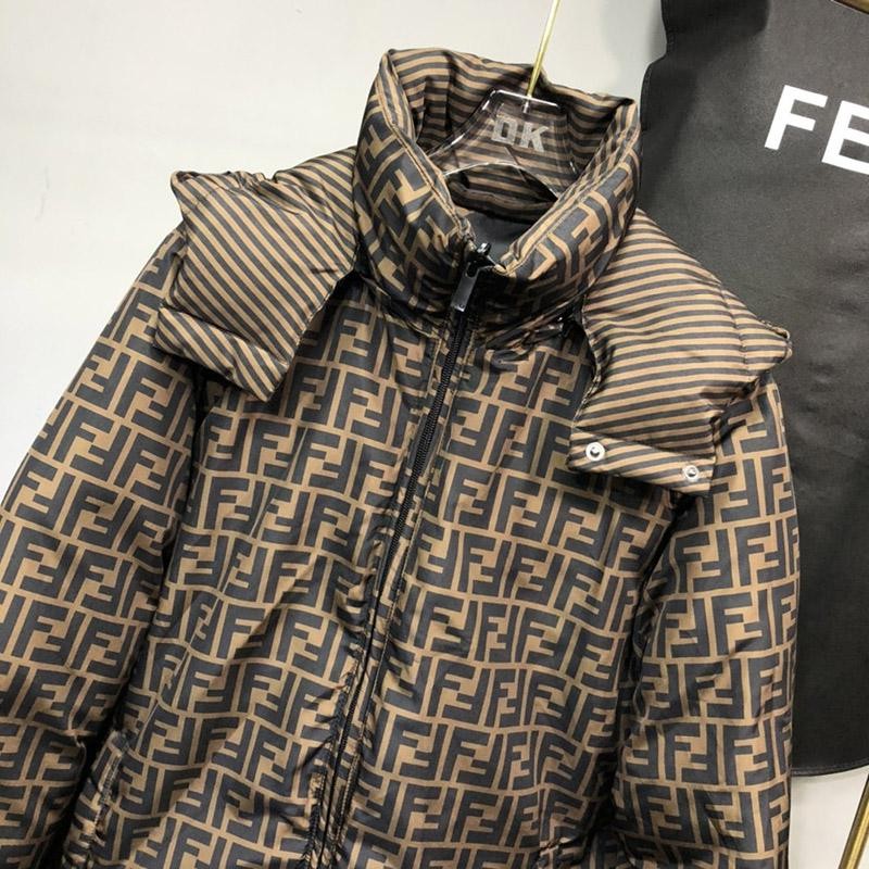 大人気！フェンディモンスター  フード付 ダウンコピー ☆両面着用可能☆ fec77049N級品