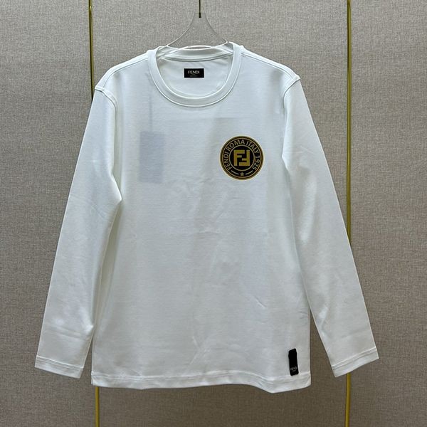 入手困難フェンディ アジュール刺繍FF 長袖クルーネック Tシャツ コピー 2色 fee86210通販
