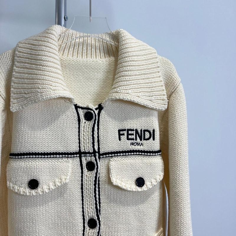 超希少！【フェンディ】FF モチーフ★2021カーディガンセーターコピー fee96685激安送料無料