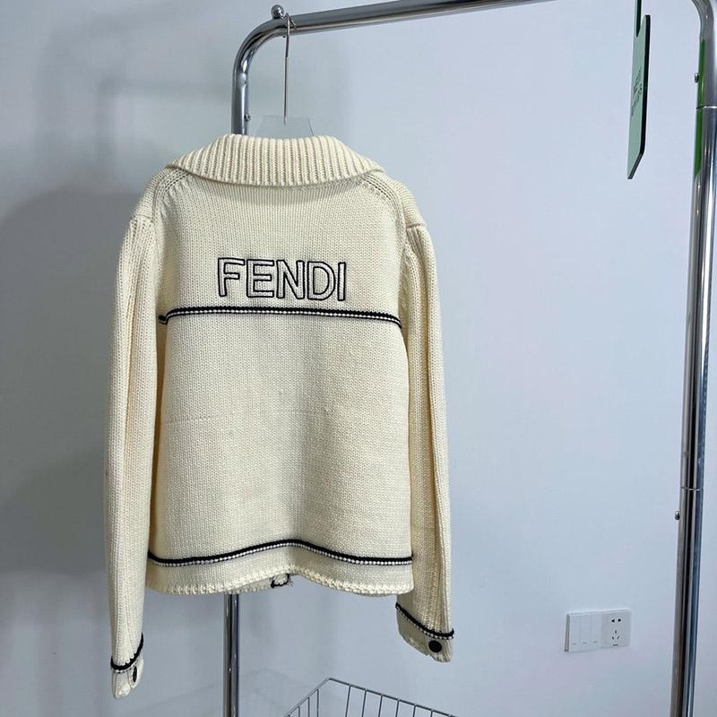 超希少！【フェンディ】FF モチーフ★2021カーディガンセーターコピー fee96685高い品質