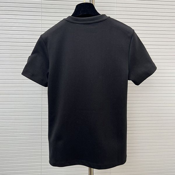 可愛いフェンディ 偽物 バゲット FFバックル付きコットンTシャツ feg90485人気