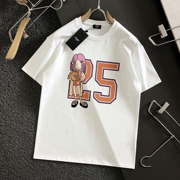 人気No1フェンディ ジャージー 半袖 Tシャツ 偽物 2色 feh47120高い品質