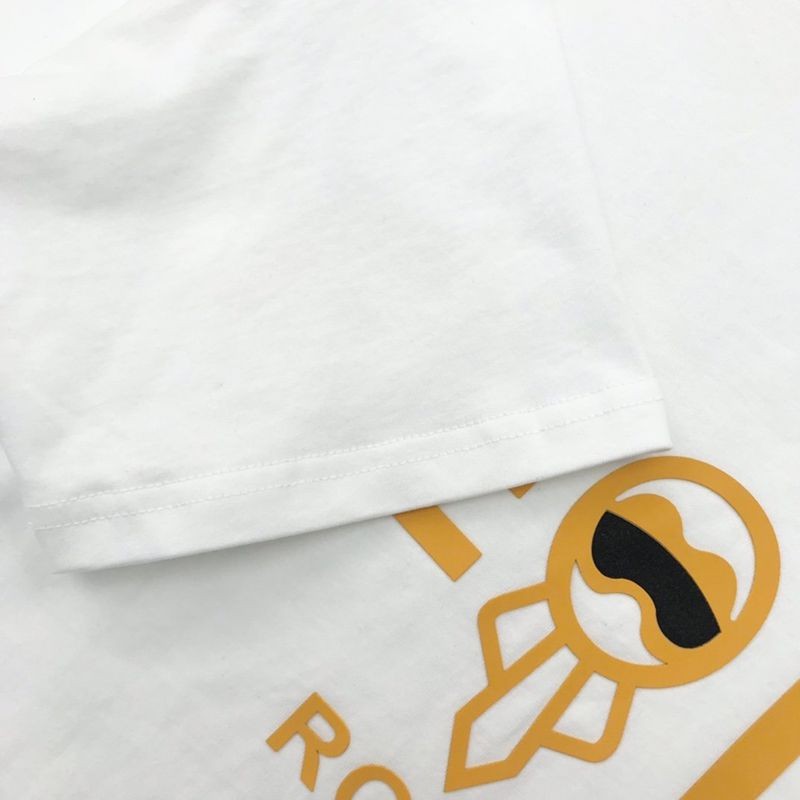 超希少！フェンディ◆クルーネックロゴジャージー 偽物Tシャツ fej28997人気