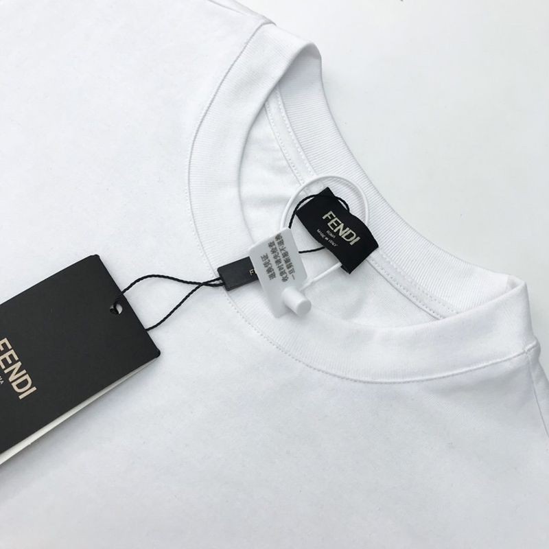 超話題!フェンディ モンスター コピーロゴ クルーネック Tシャツ fel80350激安送料無料