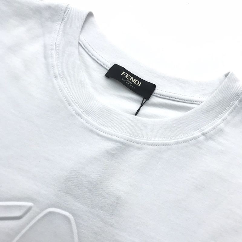超話題!フェンディ◆クルーネックロゴジャージーTシャツコピー fem98913激安送料無料