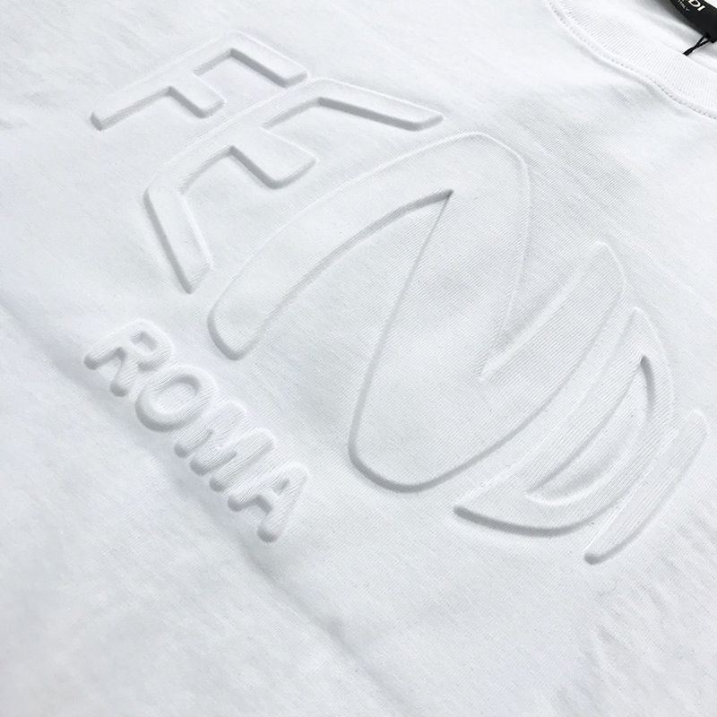 超話題!フェンディ◆クルーネックロゴジャージーTシャツコピー fem98913高い品質