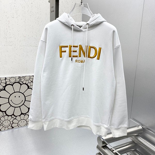 フェンディ コピー ROMA ロゴ 刺繍 パーカー feo09760激安送料無料