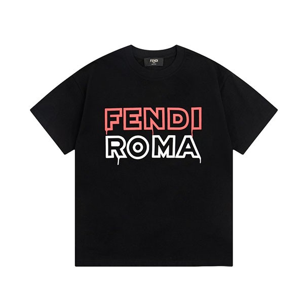 フェンディ roma ロゴ Tシャツ 偽物 feq21940