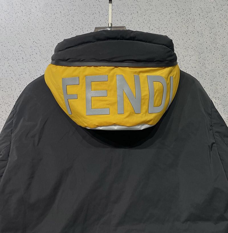 春もの新作フェンディモンスター  フード付 ダウン ☆両面着用可能☆ feq76066最高級