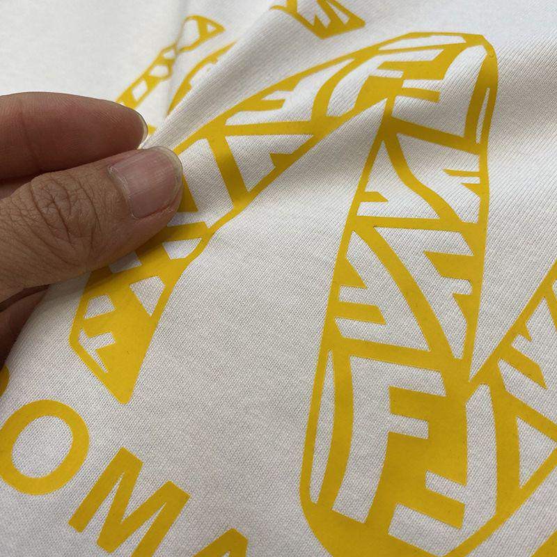 入手困難 フェンディ ROMA ロゴ クルーネック Tシャツ コピー feq97004人気