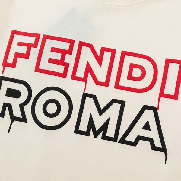 フェンディ roma ロゴ Tシャツ コピー feq98683高い品質