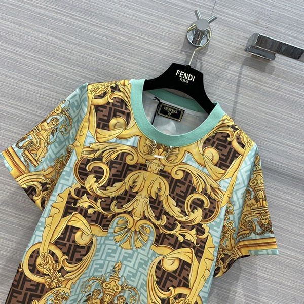 人気急上昇フェンダーチェ 上下セット コピー★マルチカラージャージー Tシャツ fes01623品質保証