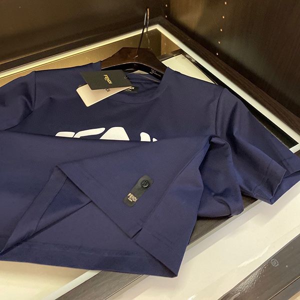 完売必至フェンディ Tシャツ 半袖 クルーネック ティシャツ パロディ fes39485激安送料無料