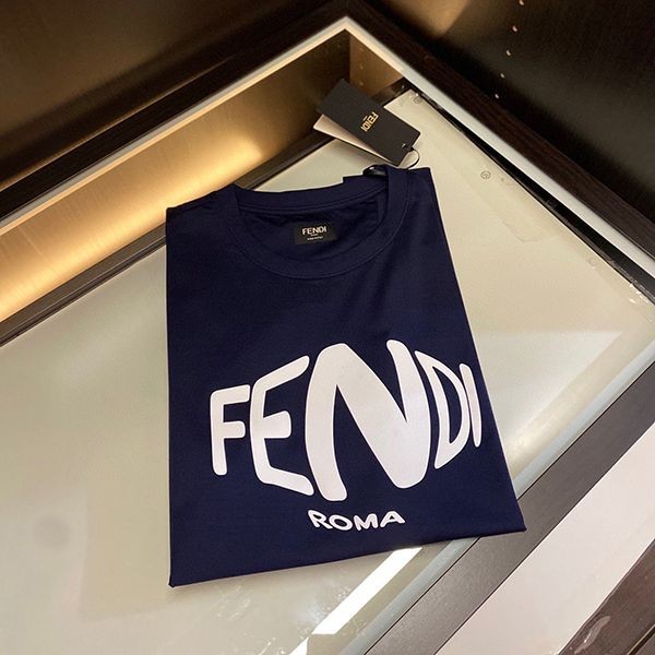 完売必至フェンディ Tシャツ 半袖 クルーネック ティシャツ パロディ fes39485高い品質