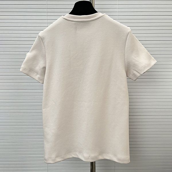 最新でオシャレフェンディ バゲット FFバックル付きコットンTシャツ コピー feu76258高い品質